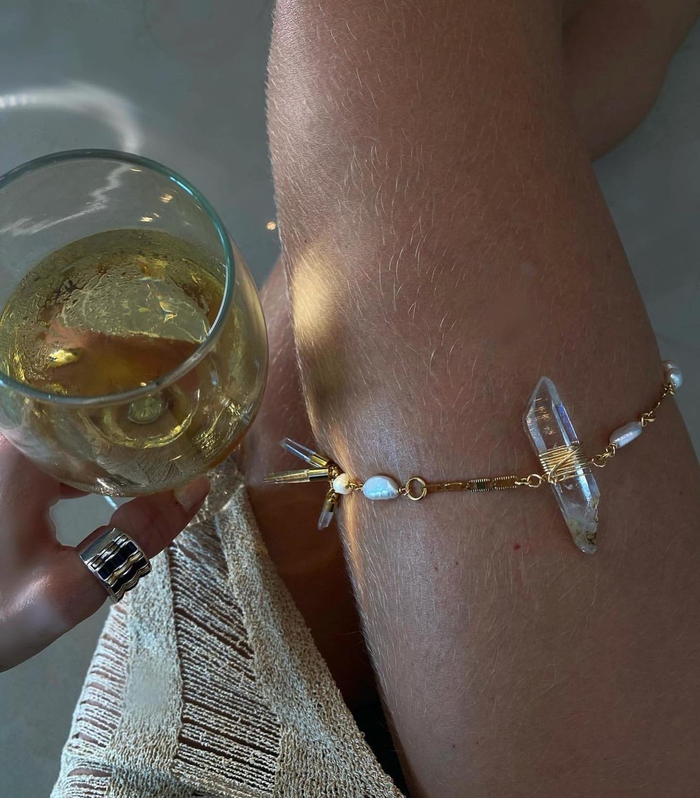 Liga de cuarzo y Perlas