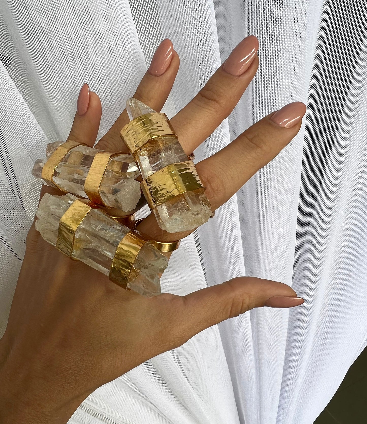 Anillos horizontal cuarzo doble